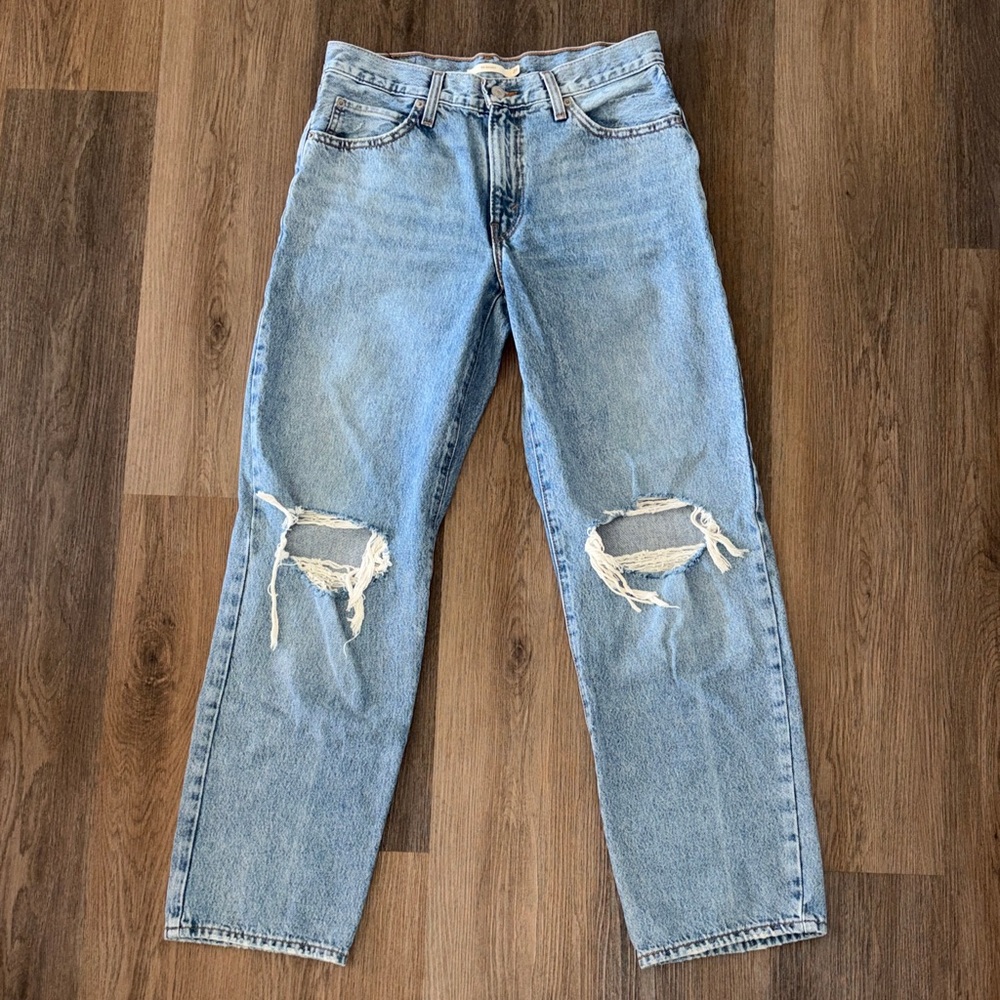 Levi's Light Blue Straight Leg Jeans